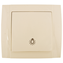 Intrerupator cu revenire 10A Crem HAKAN